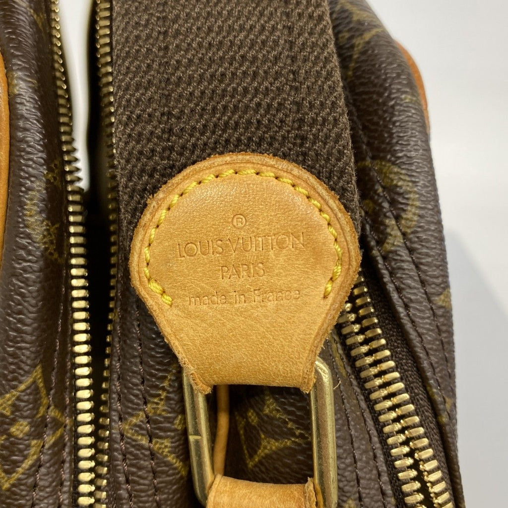 Louis Vuitton Shoulder Bag Monogram Reporter GM Brown — view 5
