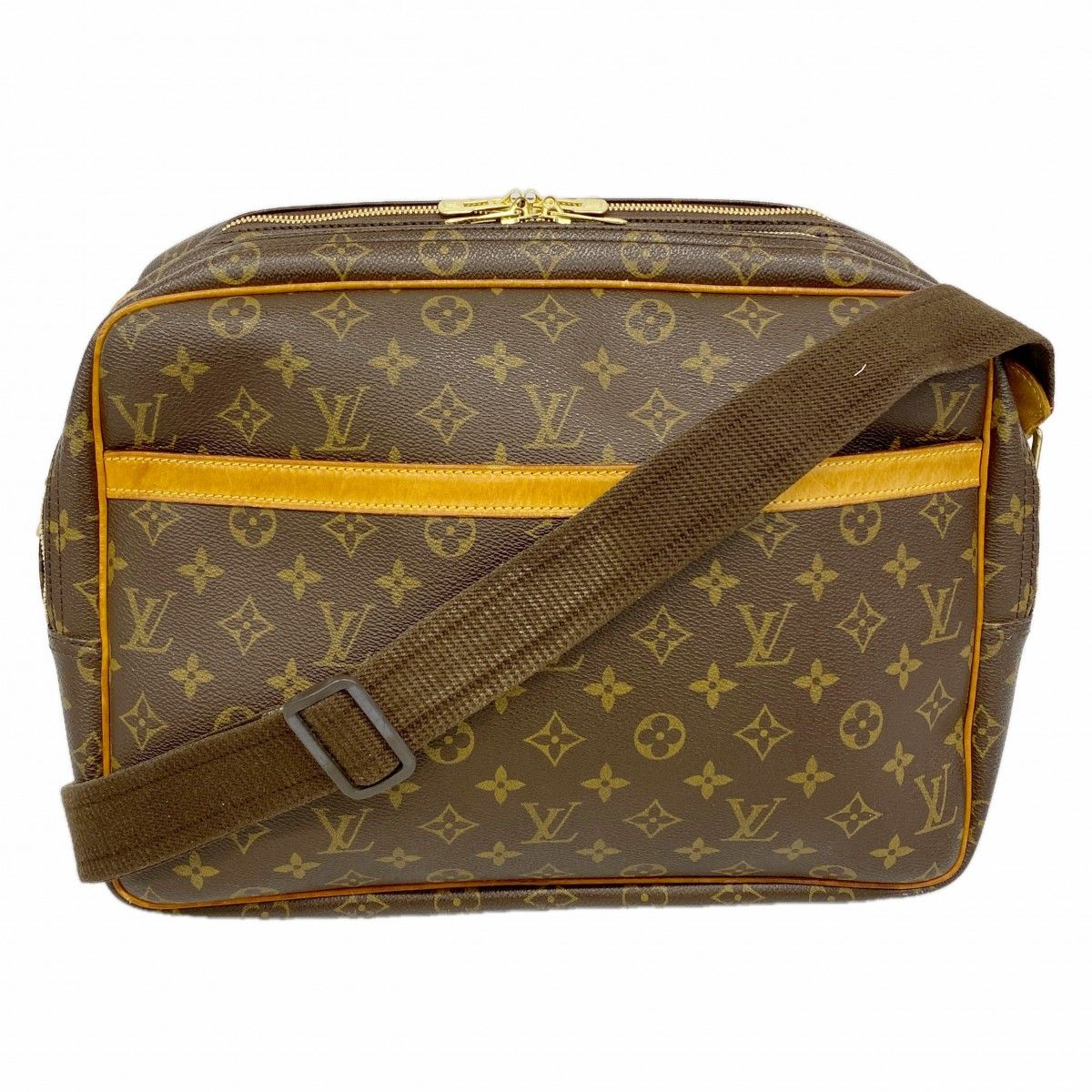 Louis Vuitton Shoulder Bag Monogram Reporter GM Brown