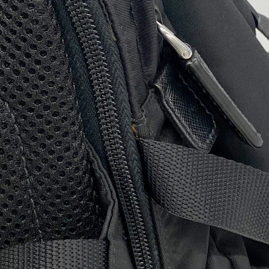 Prada Backpack Tessuto Nylon Black Silver — view 8