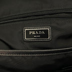 Prada Backpack Tessuto Nylon Black Silver — view 5