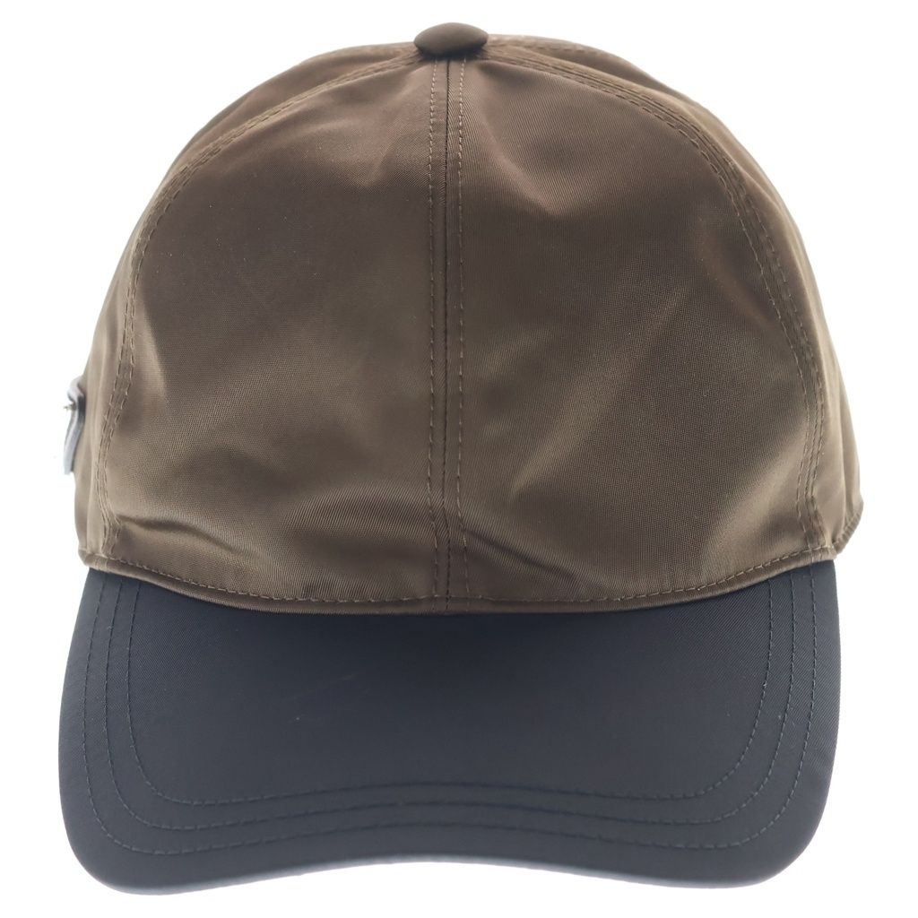 Prada Re-Nylon Side 6 Panel Cap Brown — view 4