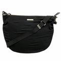 Gucci Shoulder Bag 001 Canvas Black Silver