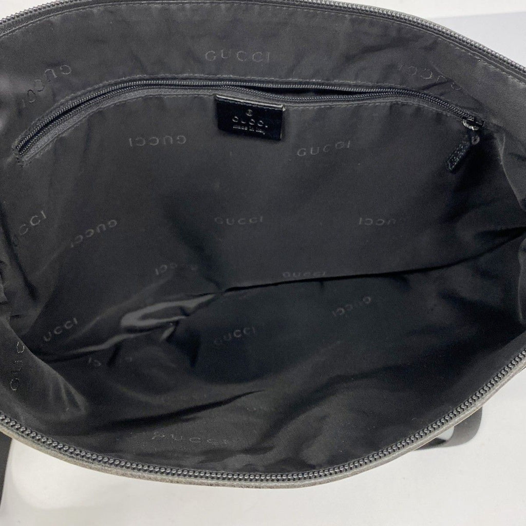 Gucci Shoulder Bag 001 Canvas Black Silver — view 4