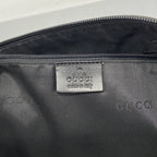 Gucci Shoulder Bag 001 Canvas Black Silver — view 5