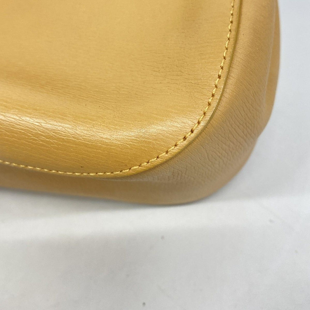 Gucci Handbag Bamboo 001 Leather Beige Silver — view 9