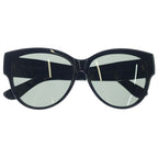 Saint Laurent Paris Casablanca Logo Sunglasses Black Eyewear