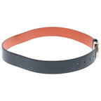 Gucci GG Supreme Reversible Belt Black Orange Leather Gold — view 3