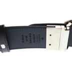 Gucci Interlocking Leather Belt Brown Silver — view 6