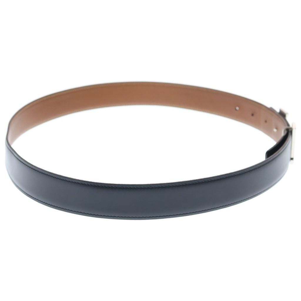 Hermes Constance Reversible Leather Belt Black Brown Silver — view 3