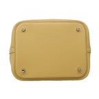 Hermes Tote Picotin Lock MM Taurillon Trench Silver — view 3