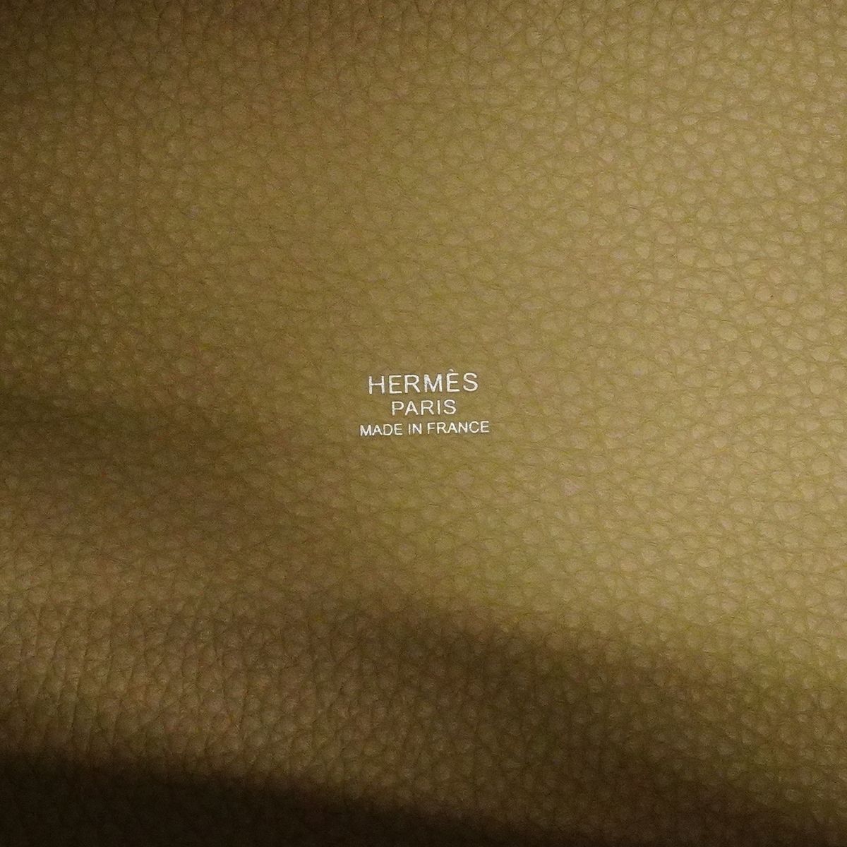 Hermes Tote Picotin Lock MM Taurillon Trench Silver — view 5