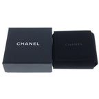 Chanel Logo Pearl Earrings Gold — view 6