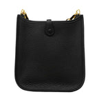 Hermes Pochette Evelyne TPM Taurillon Black Gold Handbag — view 6