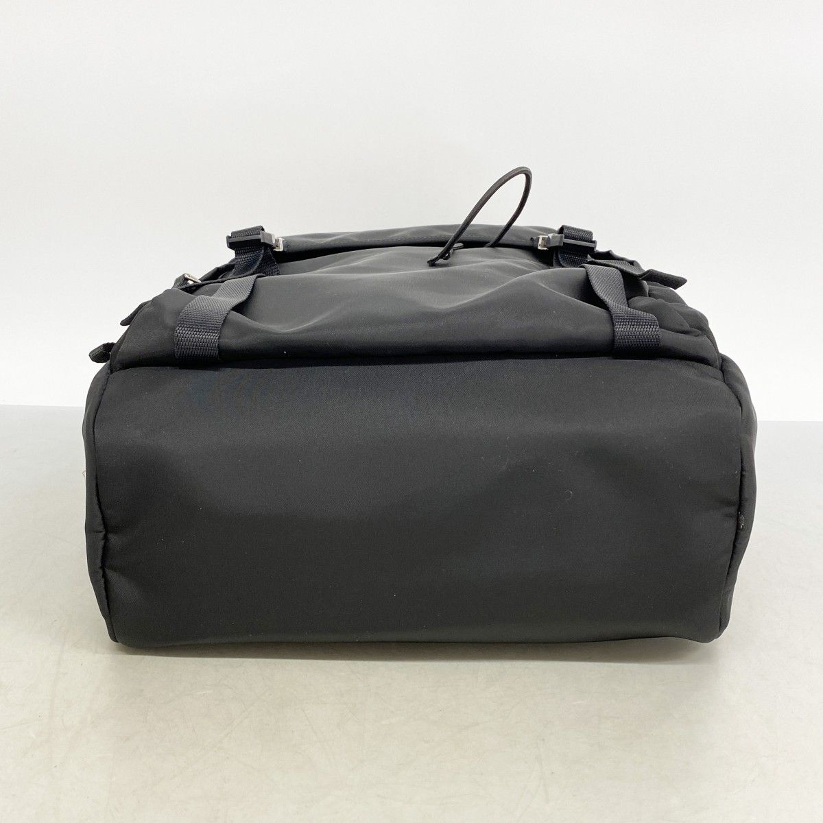 Prada Backpack Tessuto Nylon Black Silver — view 3