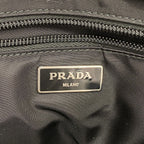Prada Backpack Tessuto Nylon Black Silver — view 5