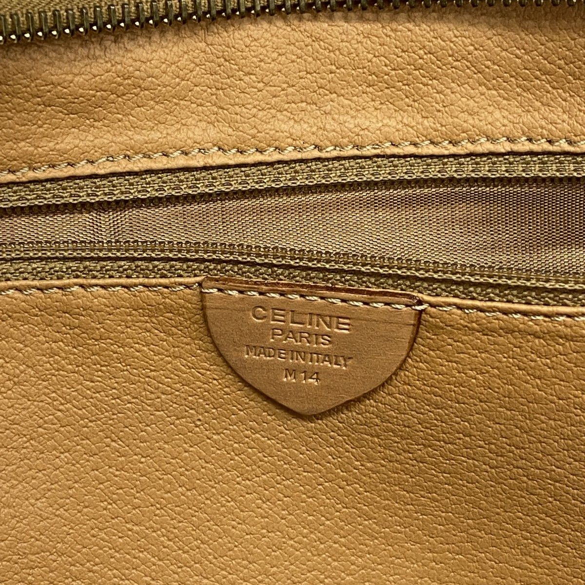 Celine Tote Macadam Brown Gold — view 5