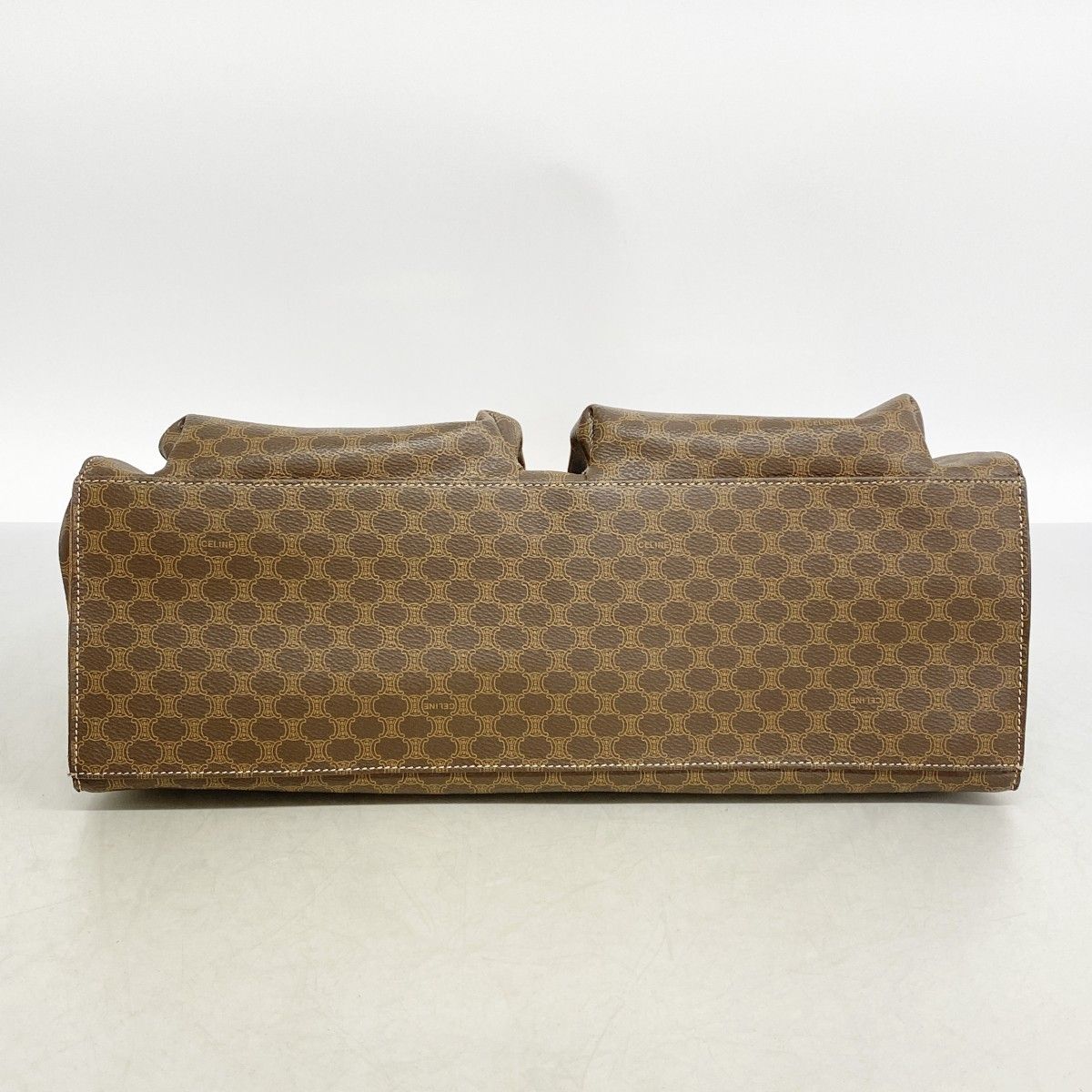 Celine Tote Macadam Brown Gold — view 3