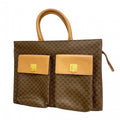 Celine Tote Macadam Brown Gold