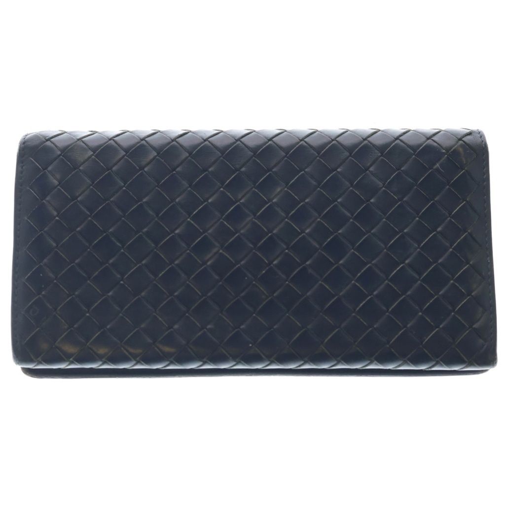 Bottega Veneta Intrecciato Light Tourmaline Bifold Wallet Navy — view 2