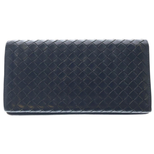 Bottega Veneta Intrecciato Light Tourmaline Bifold Wallet Navy — view 2