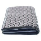 Bottega Veneta Intrecciato Light Tourmaline Bifold Wallet Navy — view 3