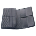 Bottega Veneta Intrecciato Light Tourmaline Bifold Wallet Navy — view 6