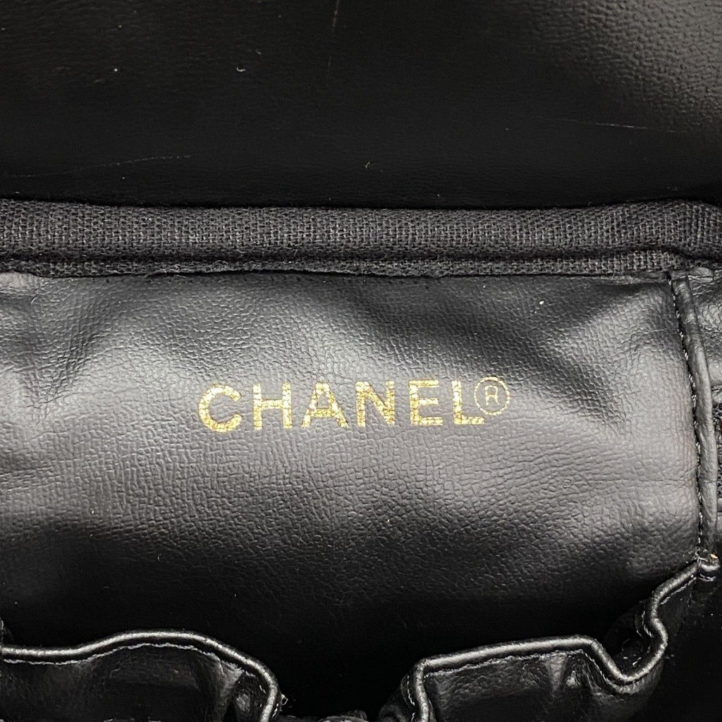 Chanel Vanity Bag Caviar Leather Black Gold — view 5