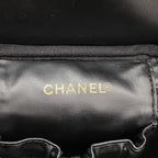 Chanel Vanity Bag Caviar Leather Black Gold — view 5