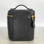 Chanel Vanity Bag Caviar Leather Black Gold — view 8