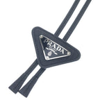 Prada Saffiano Leather Bolo Tie Black