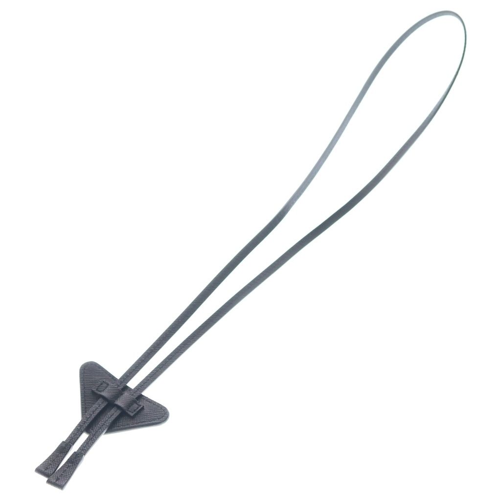 Prada Saffiano Leather Bolo Tie Black — view 3