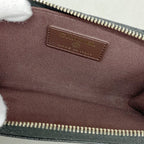 Chanel Coin Case Quilted Caviar Leather Black Champagne Gold — view 3