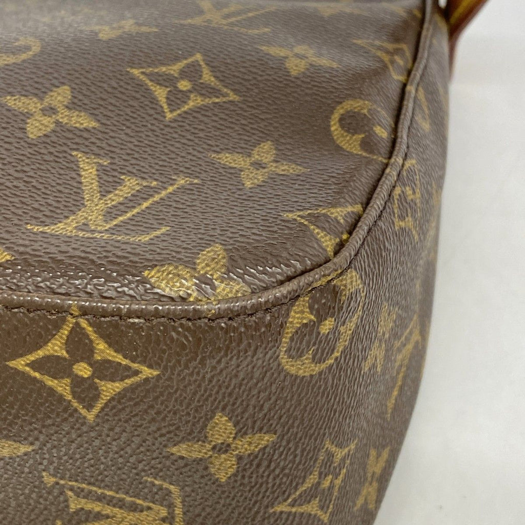 Louis Vuitton Shoulder Bag Monogram Looping MM Brown — view 9