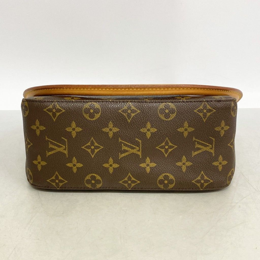 Louis Vuitton Shoulder Bag Monogram Looping MM Brown — view 3