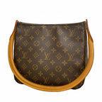 Louis Vuitton Shoulder Bag Monogram Looping MM Brown