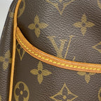 Louis Vuitton Handbag Monogram Deauville Brown — view 8