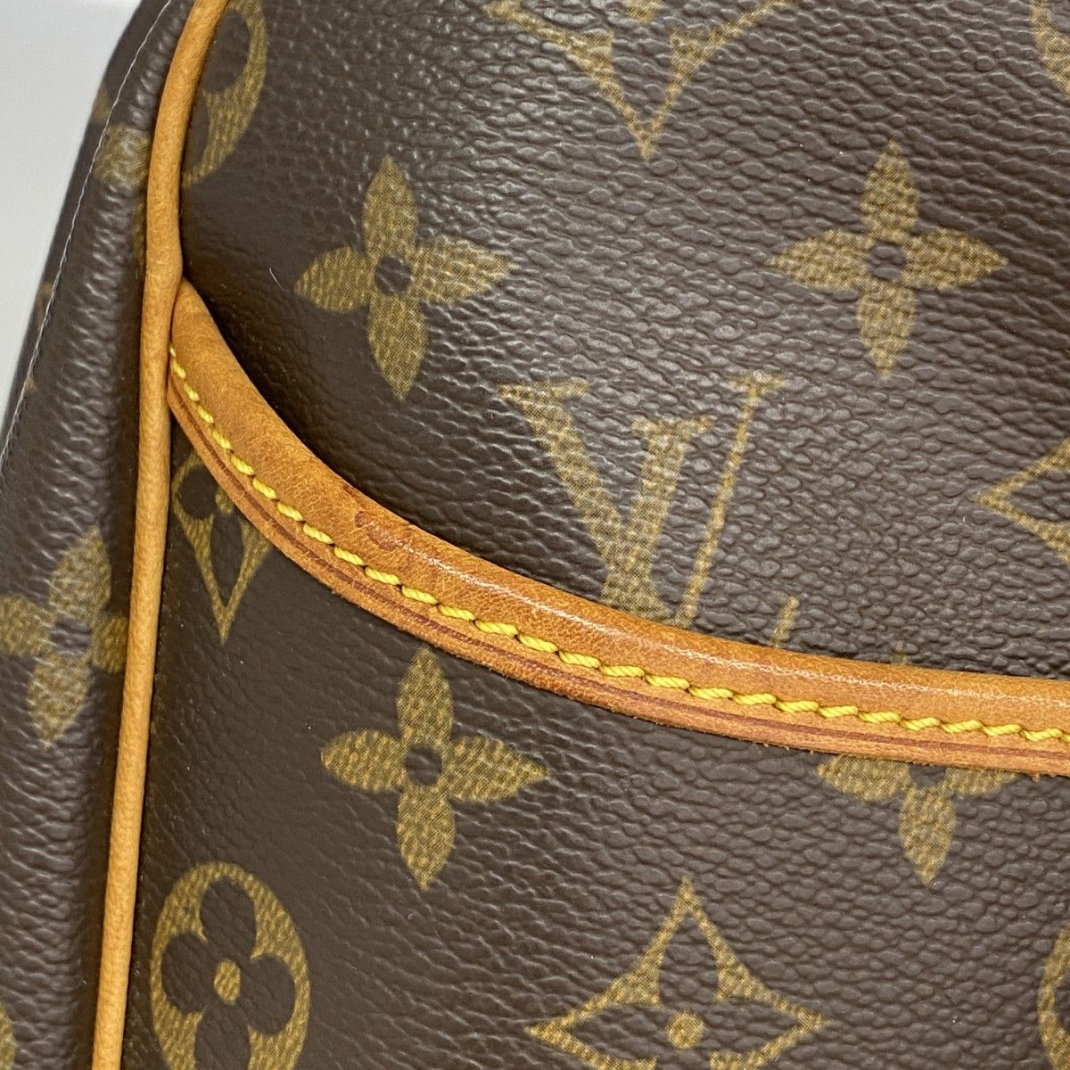 Louis Vuitton Handbag Monogram Deauville Brown — view 8
