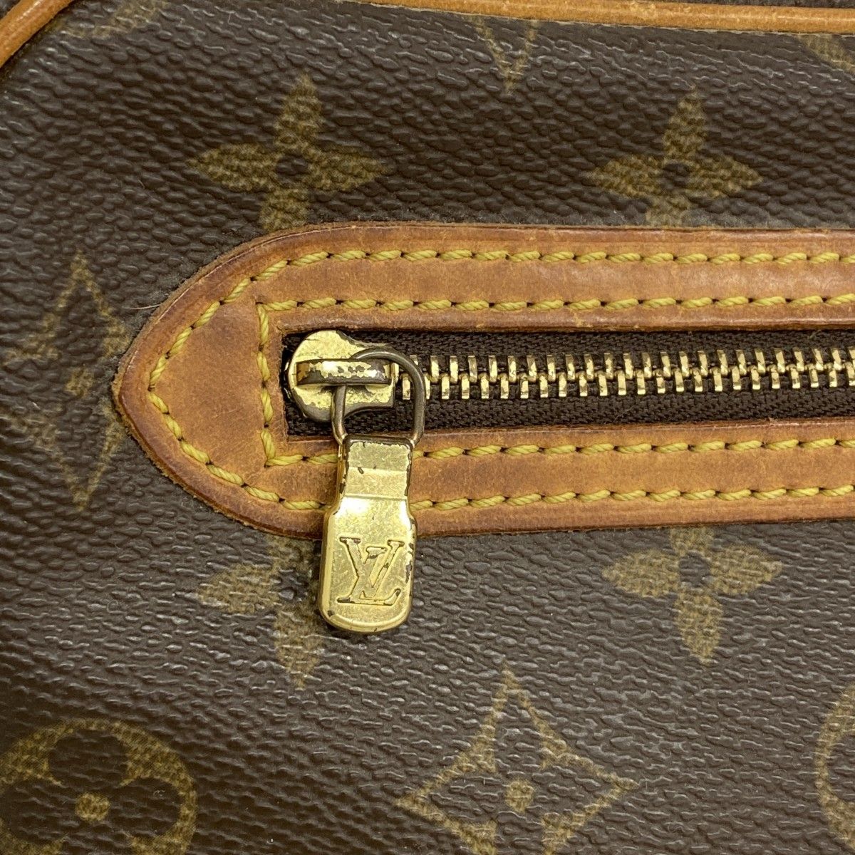 Louis Vuitton Clutch Monogram Marly Dragonne GM Brown — view 8