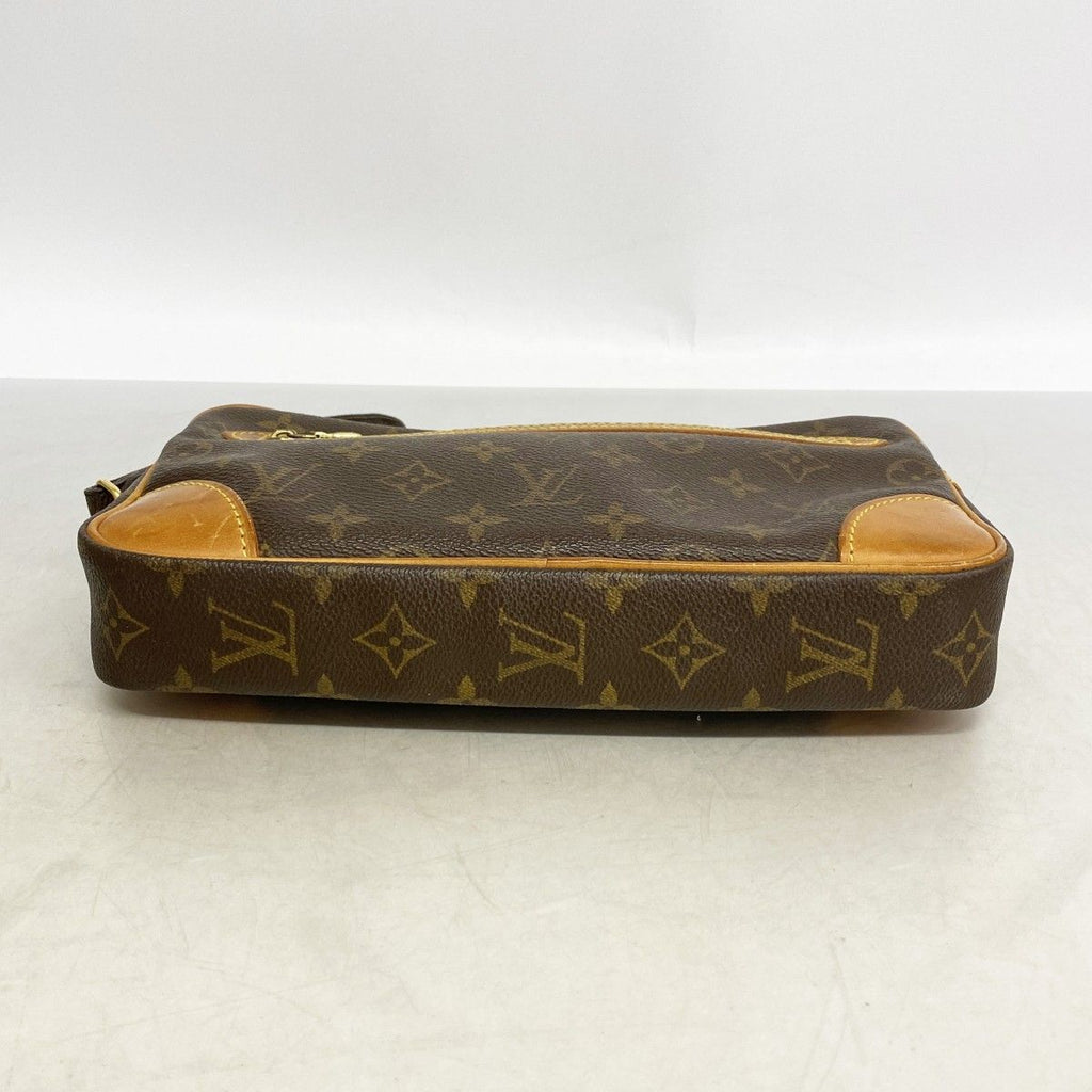 Louis Vuitton Clutch Monogram Marly Dragonne GM Brown — view 3