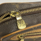 Louis Vuitton Clutch Monogram Marly Dragonne GM Brown — view 9