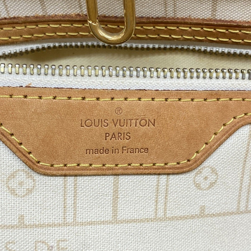 Louis Vuitton Tote Damier Azur Neverfull MM White — view 5