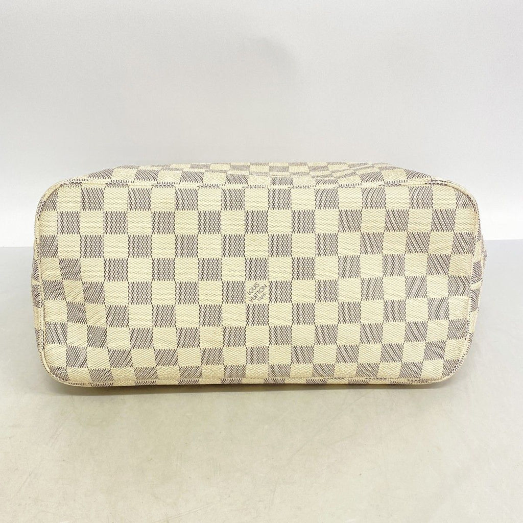 Louis Vuitton Tote Damier Azur Neverfull MM White — view 3