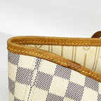 Louis Vuitton Tote Damier Azur Neverfull MM White — view 8