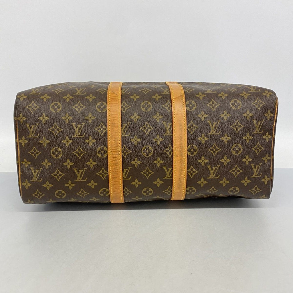 Louis Vuitton Boston Bag Monogram Keepall 45 Brown — view 3