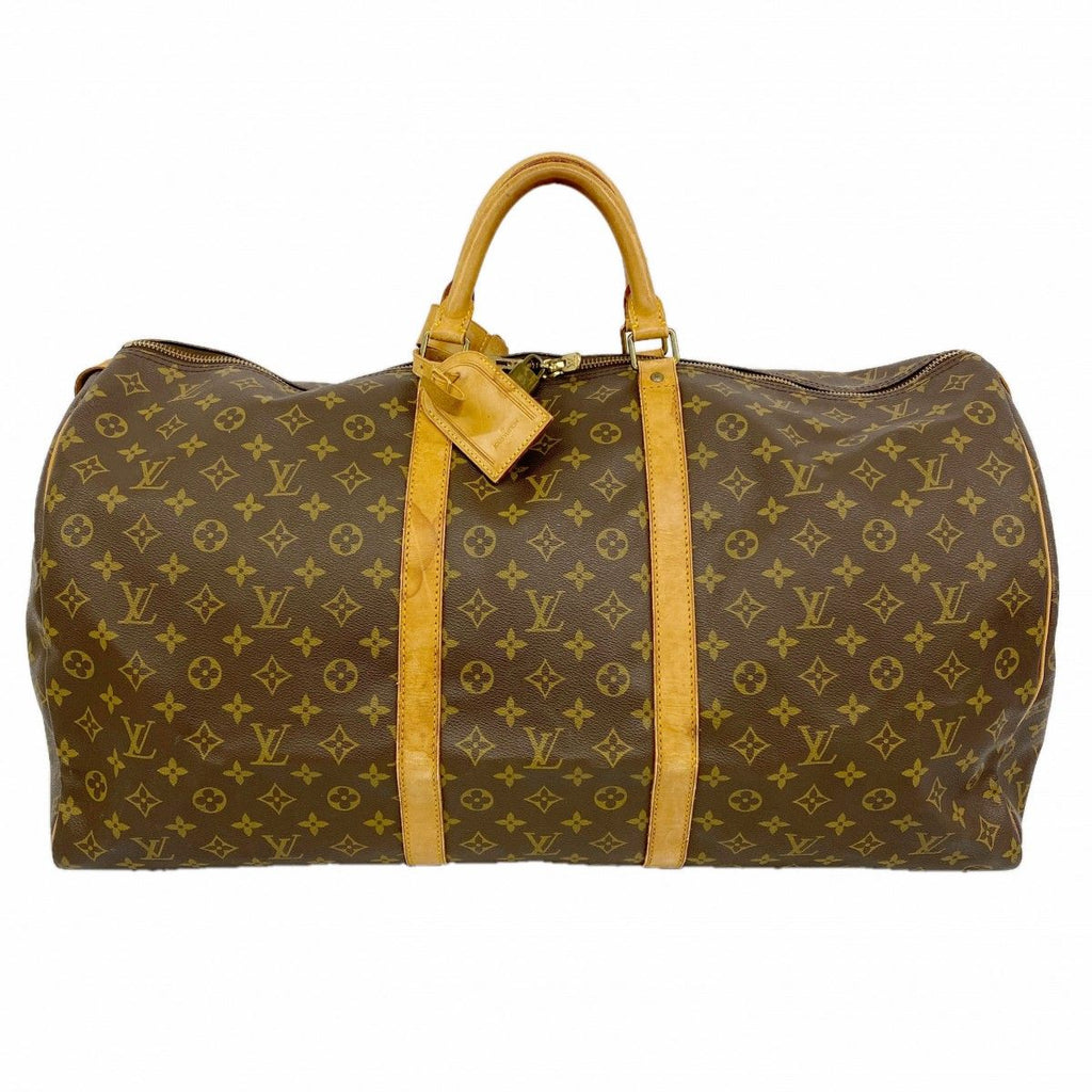 Louis Vuitton Boston Bag Monogram Keepall 60 Brown