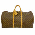 Louis Vuitton Boston Bag Monogram Keepall 60 Brown
