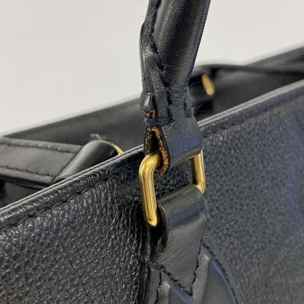 Louis Vuitton Tote Monogram Empreinte On The Go GM Noir 2-Way — view 8
