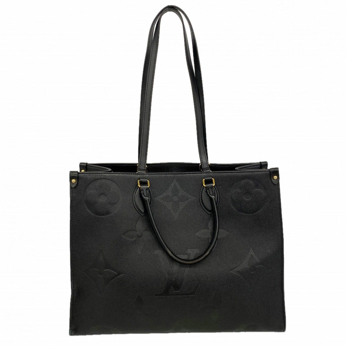 Louis Vuitton Tote Monogram Empreinte On The Go GM Noir 2-Way