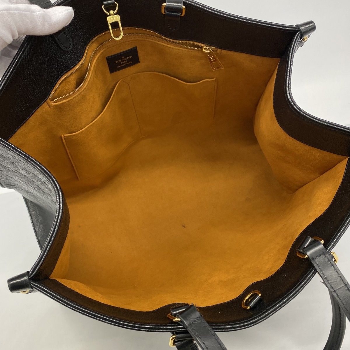 Louis Vuitton Tote Monogram Empreinte On The Go GM Noir 2-Way — view 4