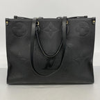 Louis Vuitton Tote Monogram Empreinte On The Go GM Noir 2-Way — view 9